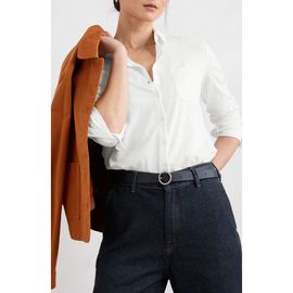 Seasalt Cornwall Seasalt Cornwall Teasel Head Organic Cotton Knit Button-Up Shirt 