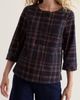 Seasalt Cornwall Seasalt Cornwall Tithonia Plaid Organic Cotton Top - 1