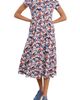 Seasalt Cornwall Seasalt Cornwall Veronica Print Stretch Organic Cotton Midi Dress - 1