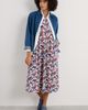 Seasalt Cornwall Seasalt Cornwall Veronica Print Stretch Organic Cotton Midi Dress - 5