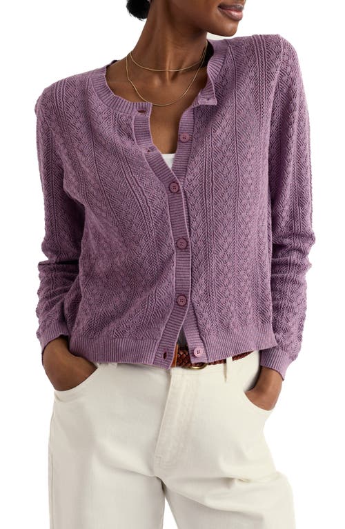 Seasalt Cornwall Seasalt Cornwall Willowing Organic Cotton Pointelle Cardigan