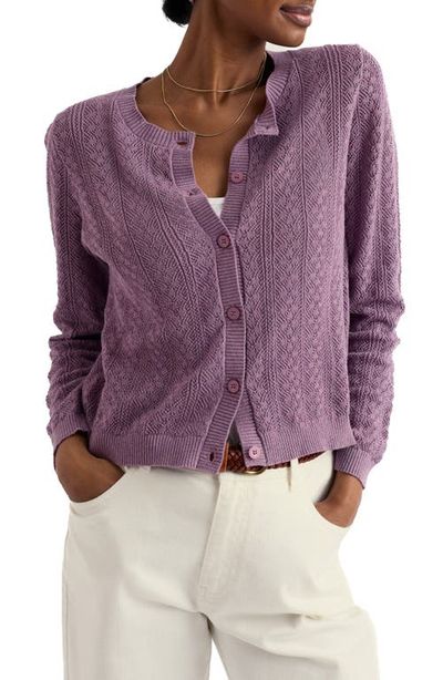 Seasalt Cornwall Seasalt Cornwall Willowing Organic Cotton Pointelle Cardigan