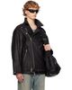 SECONDA SECONDA Black Fonda Leather Jacket - 2