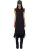 SECONDA SECONDA Black Jazz Midi Dress - 1