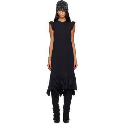 SECONDA SECONDA Black Jazz Midi Dress