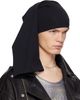 SECONDA SECONDA Black Jersey Beanie - 2