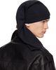 SECONDA SECONDA Black Jersey Beanie - 3