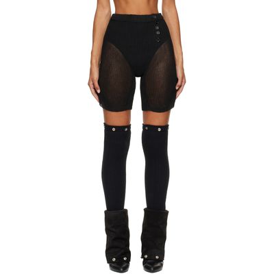 SECONDA SECONDA Black Knitwear Shorts