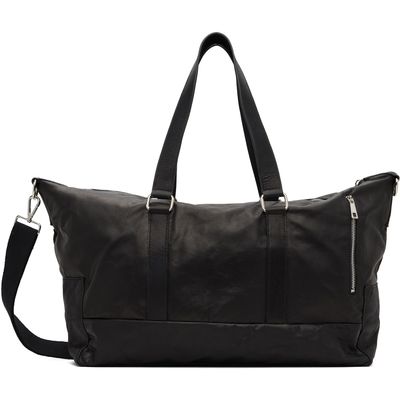 SECONDA SECONDA Black Leather Sailor Bag