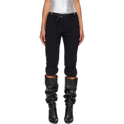 SECONDA SECONDA Black Military Shorts