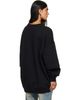 SECONDA SECONDA Black SSENSE Exclusive Luna Sweatshirt - 3