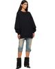 SECONDA SECONDA Black SSENSE Exclusive Luna Sweatshirt - 4
