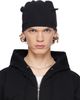 SECONDA SECONDA Black Turbo Beanie - 1