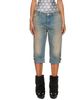 SECONDA SECONDA Blue Bici Denim Shorts - 1