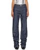 SECONDA SECONDA Blue Straight Leg Denim Raw Jeans - 1