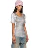 SECONDA SECONDA Khaki & Silver SSENSE Exclusive Mouflage T-shirt - 2