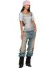 SECONDA SECONDA Khaki & Silver SSENSE Exclusive Mouflage T-shirt - 4