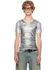 SECONDA SECONDA Khaki & White SSENSE Exclusive Moutflage T-shirt - 1