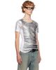 SECONDA SECONDA Khaki & White SSENSE Exclusive Moutflage T-shirt - 2