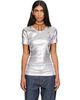SECONDA SECONDA Silver SSENSE Exclusive Midnight T-shirt - 1