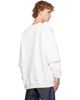 SECONDA SECONDA White SSENSE Exclusive Luna Sweatshirt - 3
