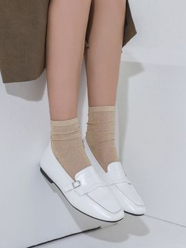 SECONDAILY White Mog Loafer