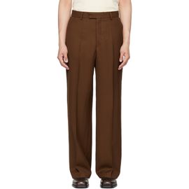 Second/Layer Second/Layer Brown Relaxed Primo Trousers