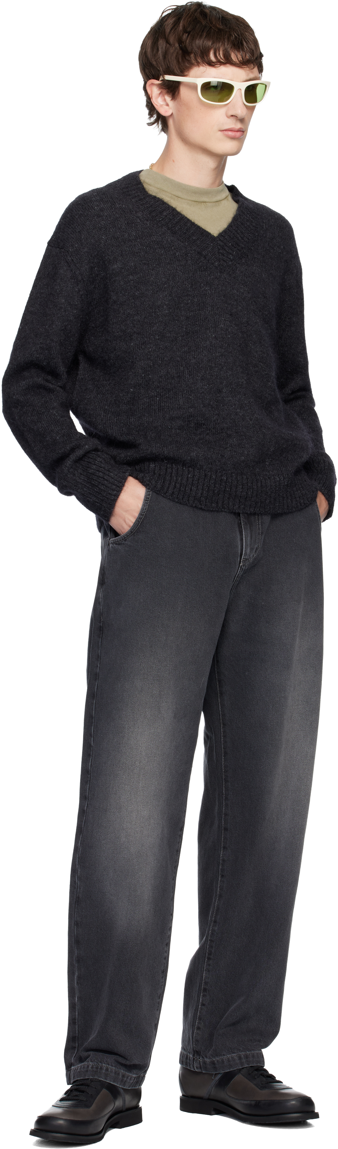second layer ニットポロ Second/Layer -