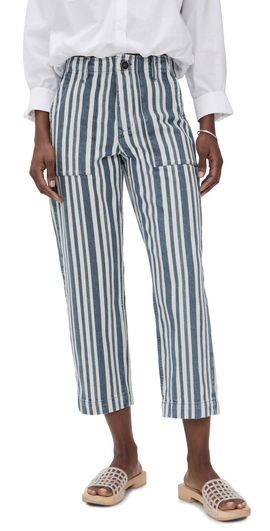 Secular Secular Alex Utility Pants Fisherman Blue Stripe