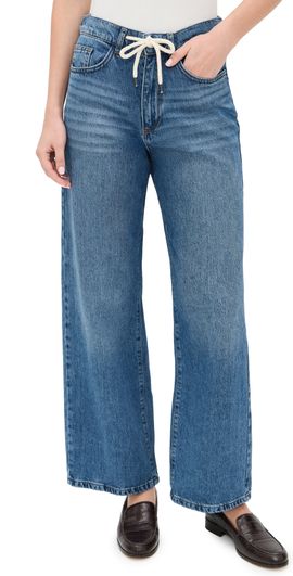 Secular Secular Wesley Wide Leg Drawstring Jeans Vintage Wash