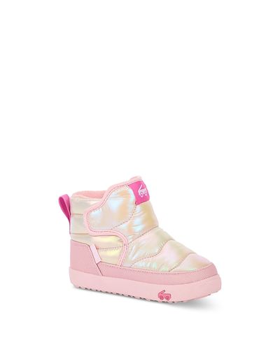 See Kai Run See Kai Run Girls' Teddy Boots Toddler
