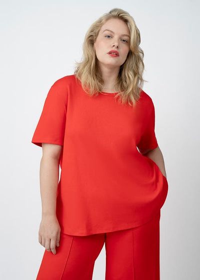 SEE ROSE GO SEE ROSE GO CoolROSE Luxe Oversized Tee Plus Size