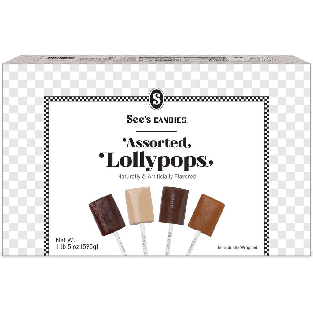 See's Candies See's Candies 30-Piece Box of Assorted Lollypops 