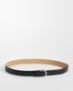 Selected Selected 100% leather belt in black - 1