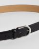 Selected Selected 100% leather belt in black - 3