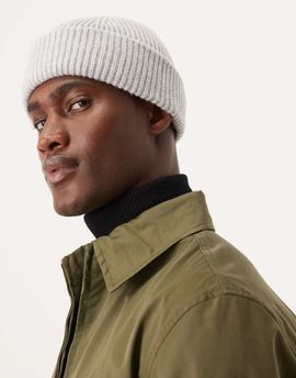 Selected Selected 100% merino wool beanie in light gray