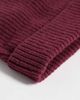 Selected Selected 100% merino wool sailor beanie in burgundy-RED - 2
