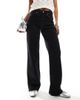 Selected Selected Alice wide leg jeans in black - 1