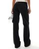 Selected Selected Alice wide leg jeans in black - 4