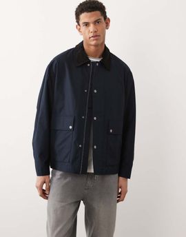 Selected Selected barn jacket in navy
