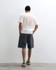 Selected Selected boxy fit T-shirt with pink abstract flower backprint in cream-White - 3
