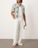 Selected Selected Brody loose fit linen mix pants in white - 1