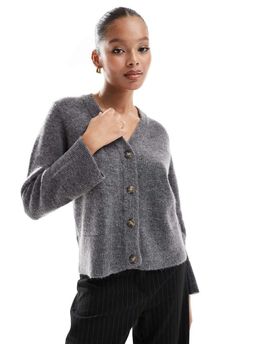 Selected Selected cardigan in gray