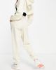 Selected Selected Exclusive cotton sweatpants in sand - part of a set-Neutral - 2