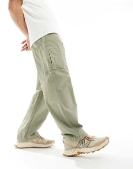 Selected Selected Homme loose fit cargo pant in green