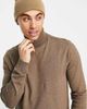 Selected Selected Homme roll neck sweater in brown-Neutral - 2