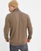 Selected Selected Homme roll neck sweater in brown-Neutral - 4