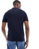 Selected Selected knit polo shirt in navy - 3