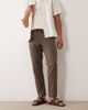 Selected Selected linen blend drawstring pants in brown - 1