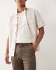 Selected Selected linen blend drawstring pants in brown - 2